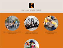 Tablet Screenshot of kolping.lt